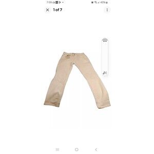 New Zara Mens Size 32 White 1985 Slim Smart Jeans